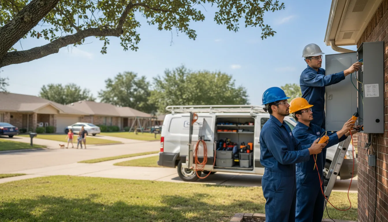 Certified electrician providing emergency electrical services in Duenweg, MO